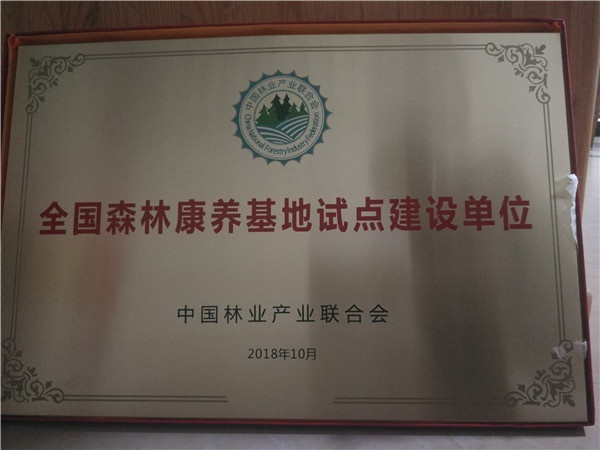 “森林康養(yǎng)基地試點(diǎn)建設(shè)單位”